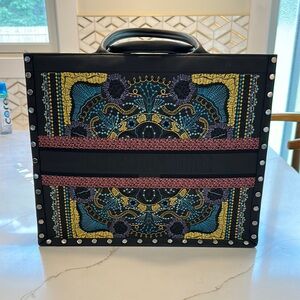 Dior Black Tote with Gold Zipper